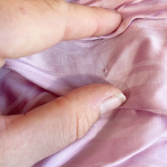 Joie Light Purple Cadmar Illusion Chevron Blouse M - Picture 9 of 12